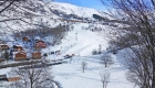 Les Bettaix in winter in de sneeuw.